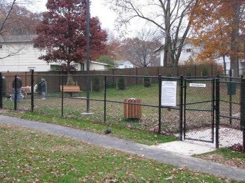 dog playground fence