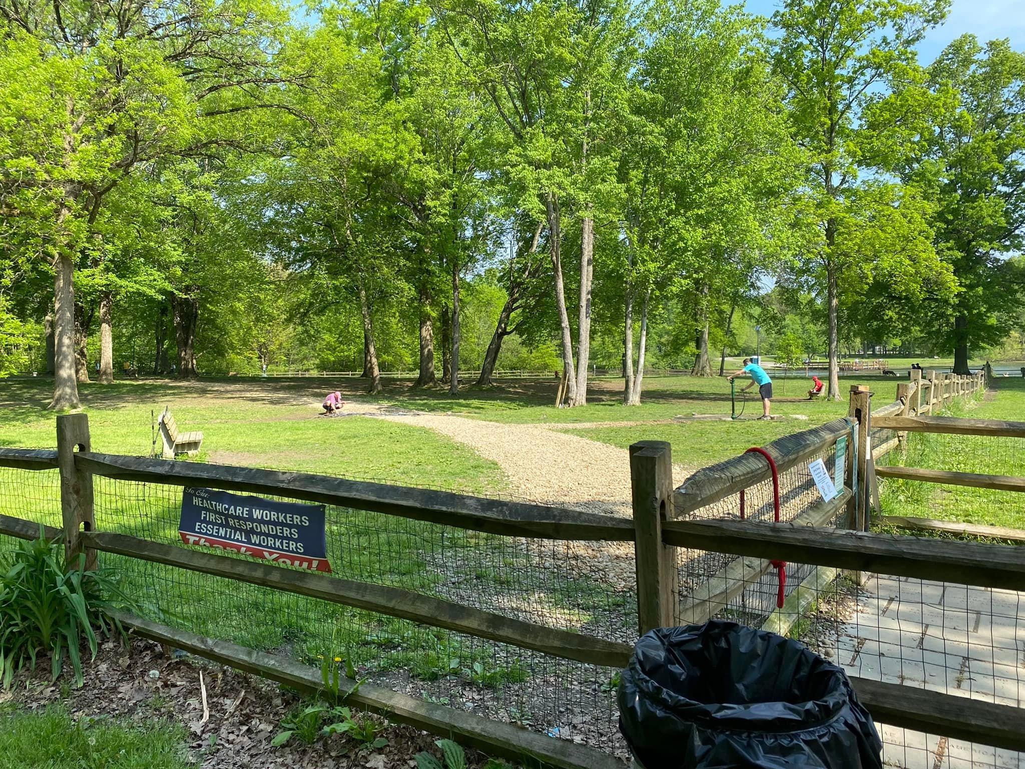 Pet Friendly Cooperation Station Dog Park at Mosquito Lake State Park