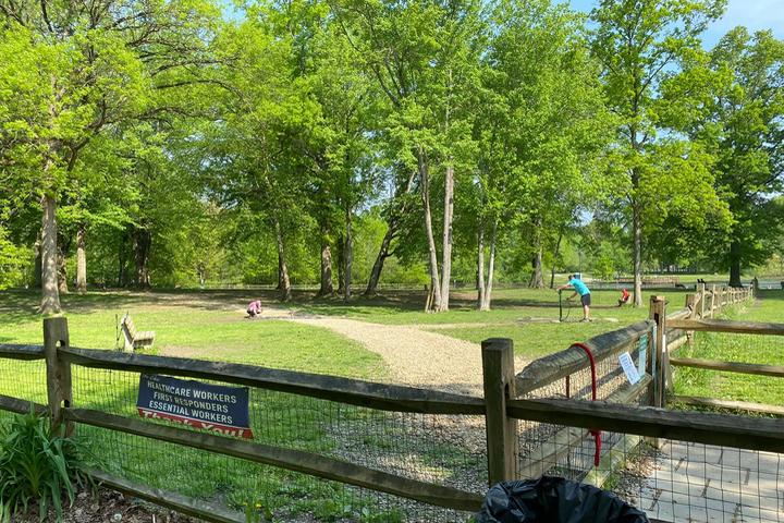 Pet Friendly Cooperation Station Dog Park at Mosquito Lake State Park