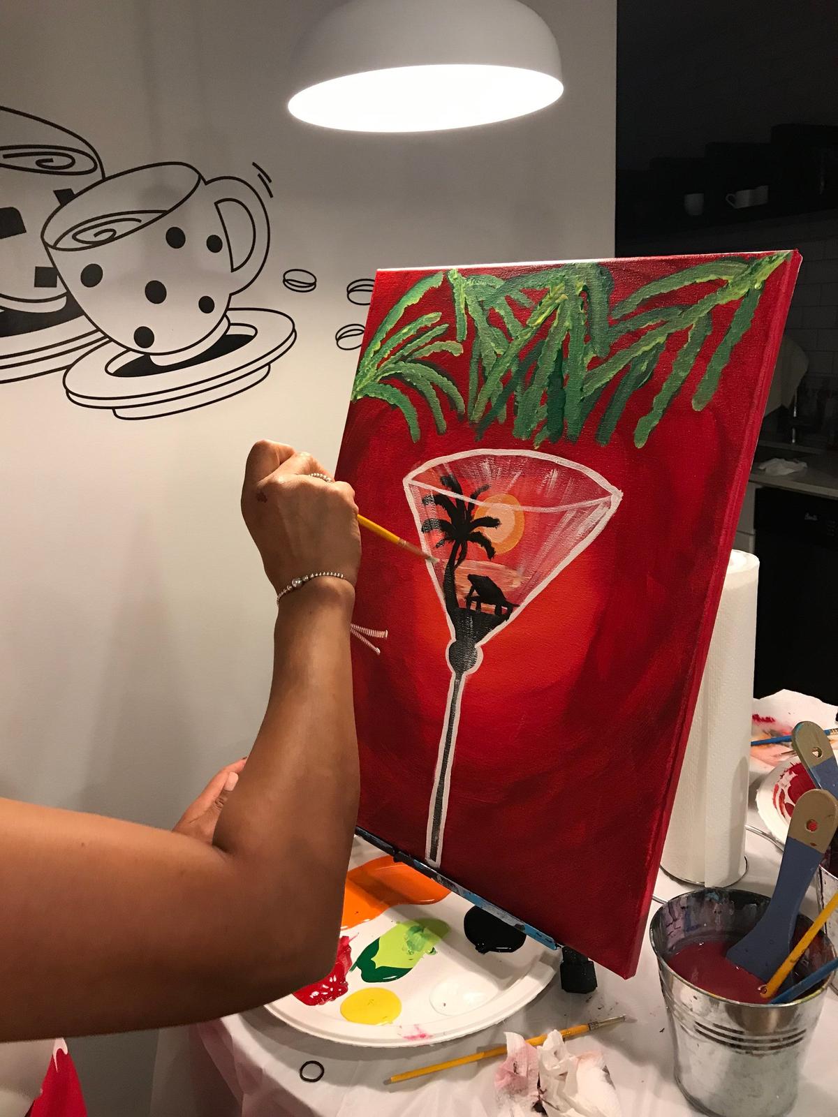 In-Home Private Sip and Paint Class