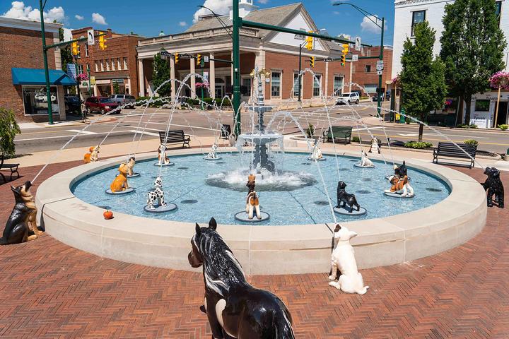 Pet Friendly South Main Plaza Fountain
