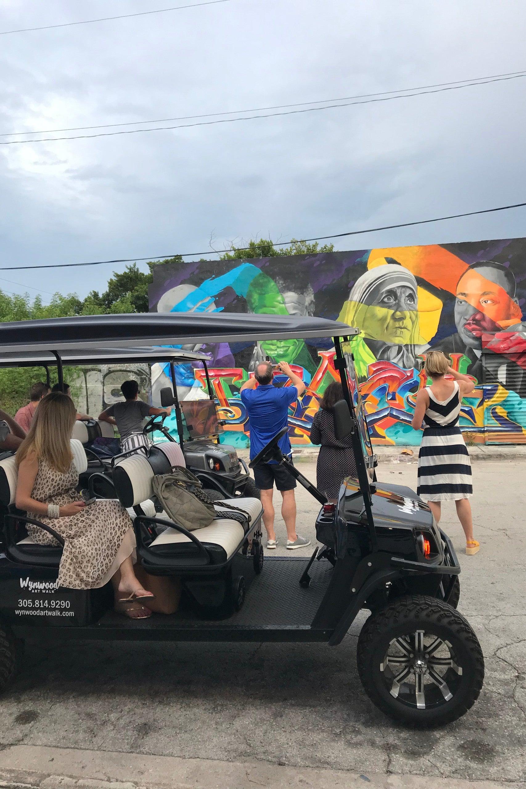 Pet Friendly Unique Wynwood Graffiti Golf Cart Tour