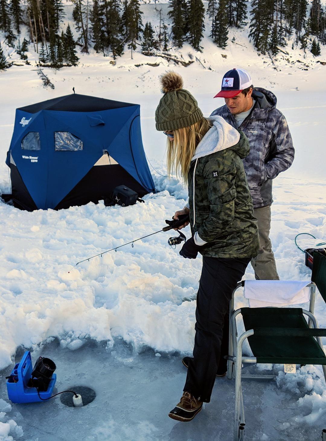 Pet Friendly Adventure Ice Fishing Dillon Reservoir