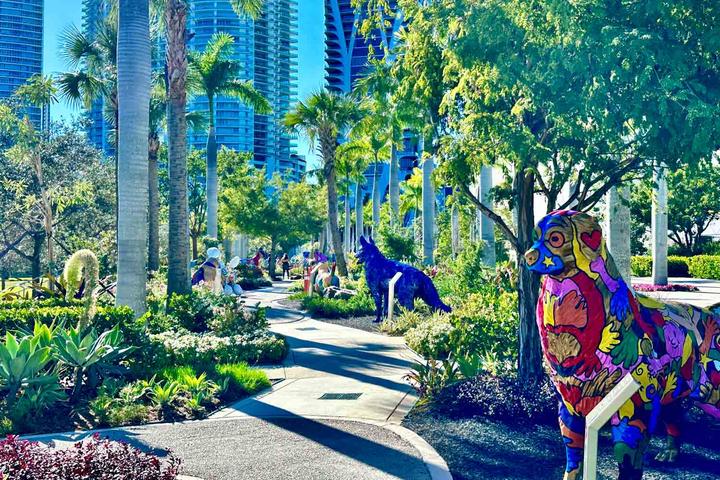 Pet Friendly Dogs & Cats Walkway & Sculpture Garden at Maurice A. Ferré Park