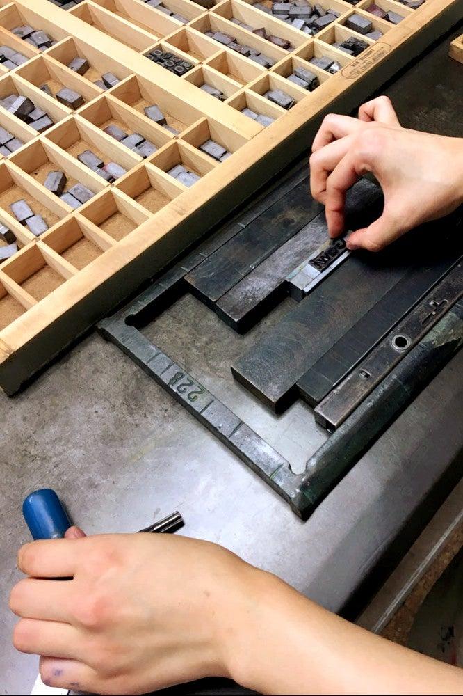 Pet Friendly Intro Letterpress Printing Workshop