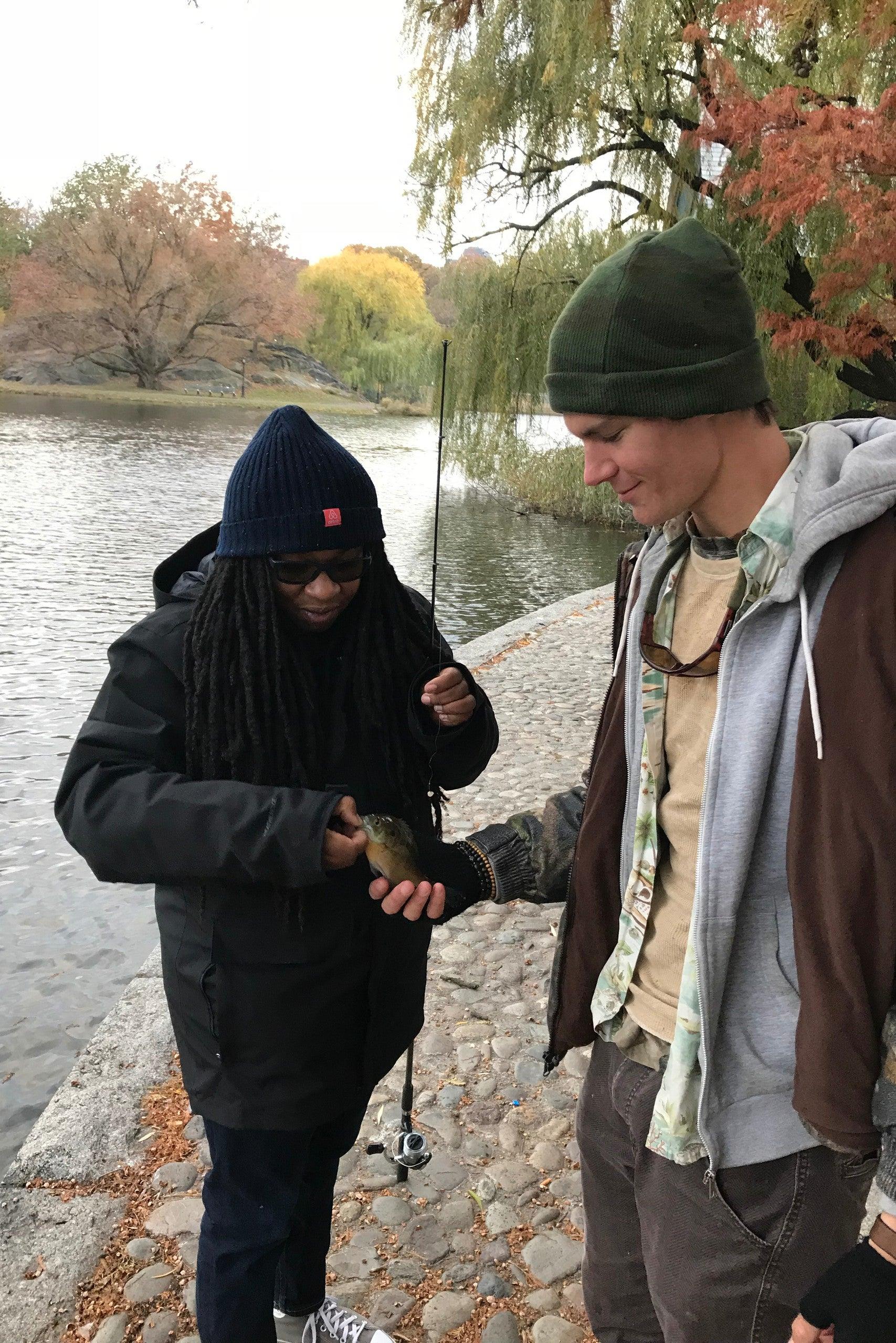 Pet Friendly Fishing in New York City Central Park