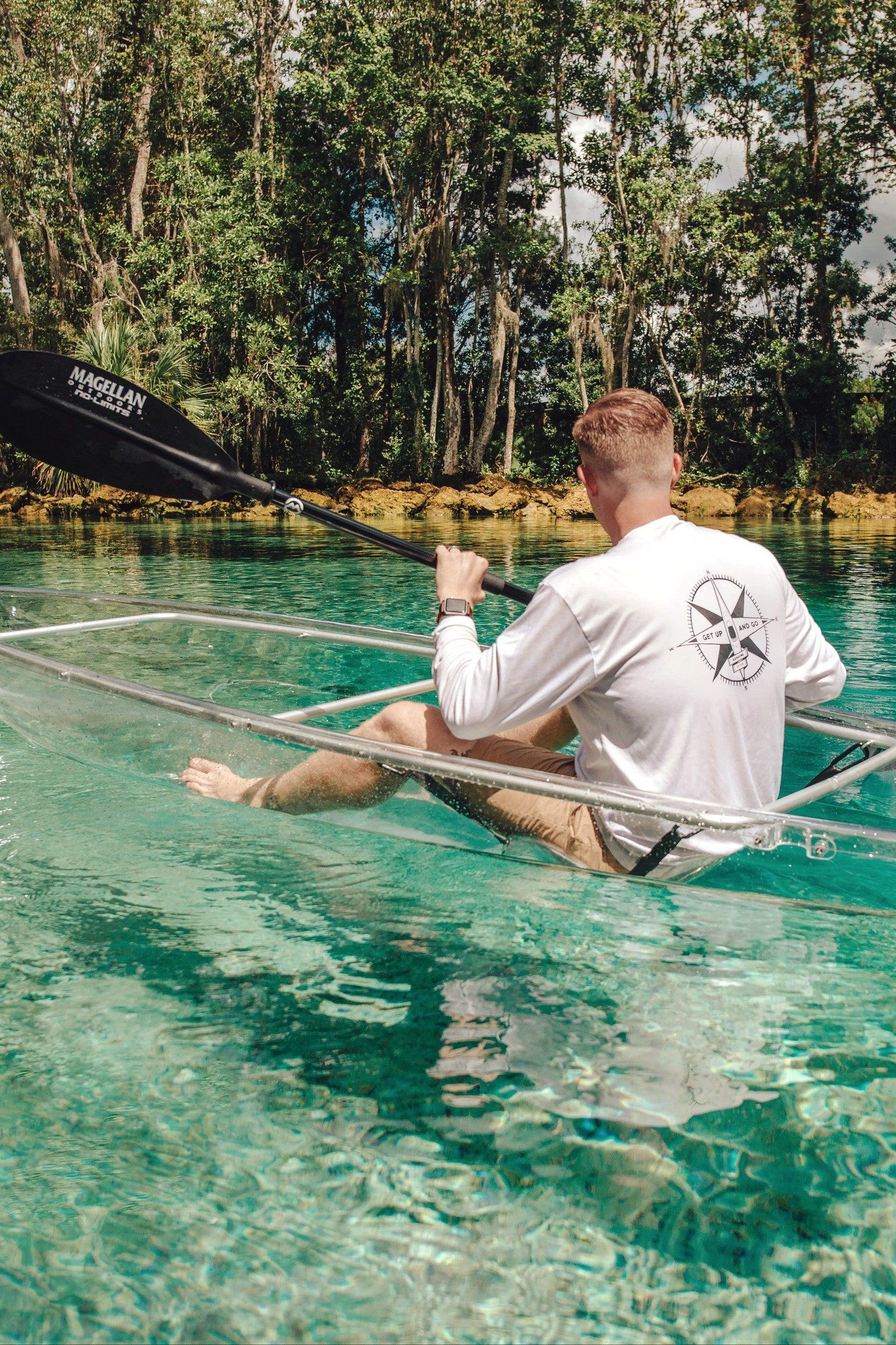 Pet Friendly Clear Kayaking Through Crystal River