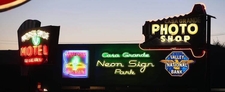 Pet Friendly Casa Grande Neon Sign Park