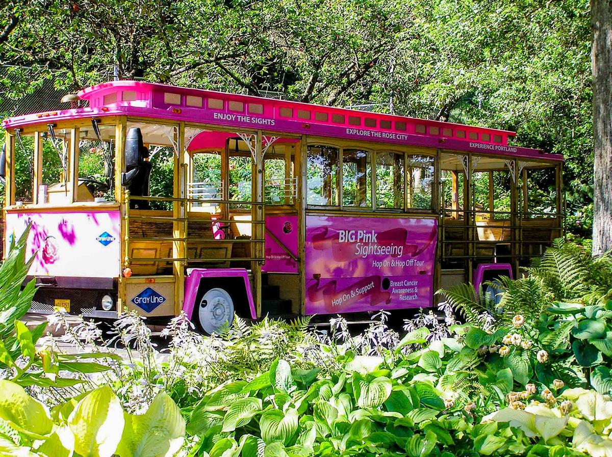 Gray Line of Portland - Hop-On Hop-Off Pink Trolley Sightseeing