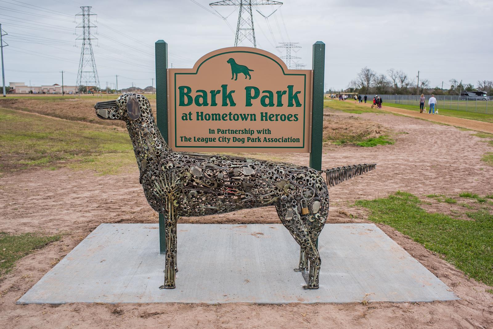Pet Friendly Bark Park at Hometown Heroes Park