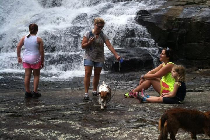 Pet Friendly Triple Falls and High Falls Trails