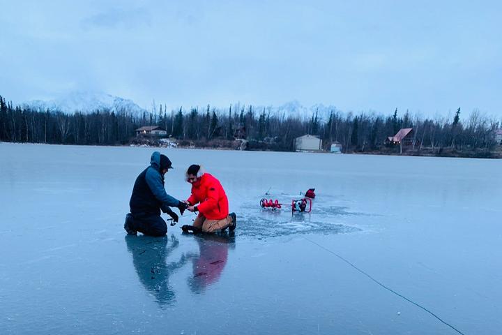 Pet Friendly Ice Fishing Fun/Adventures in Anchorage