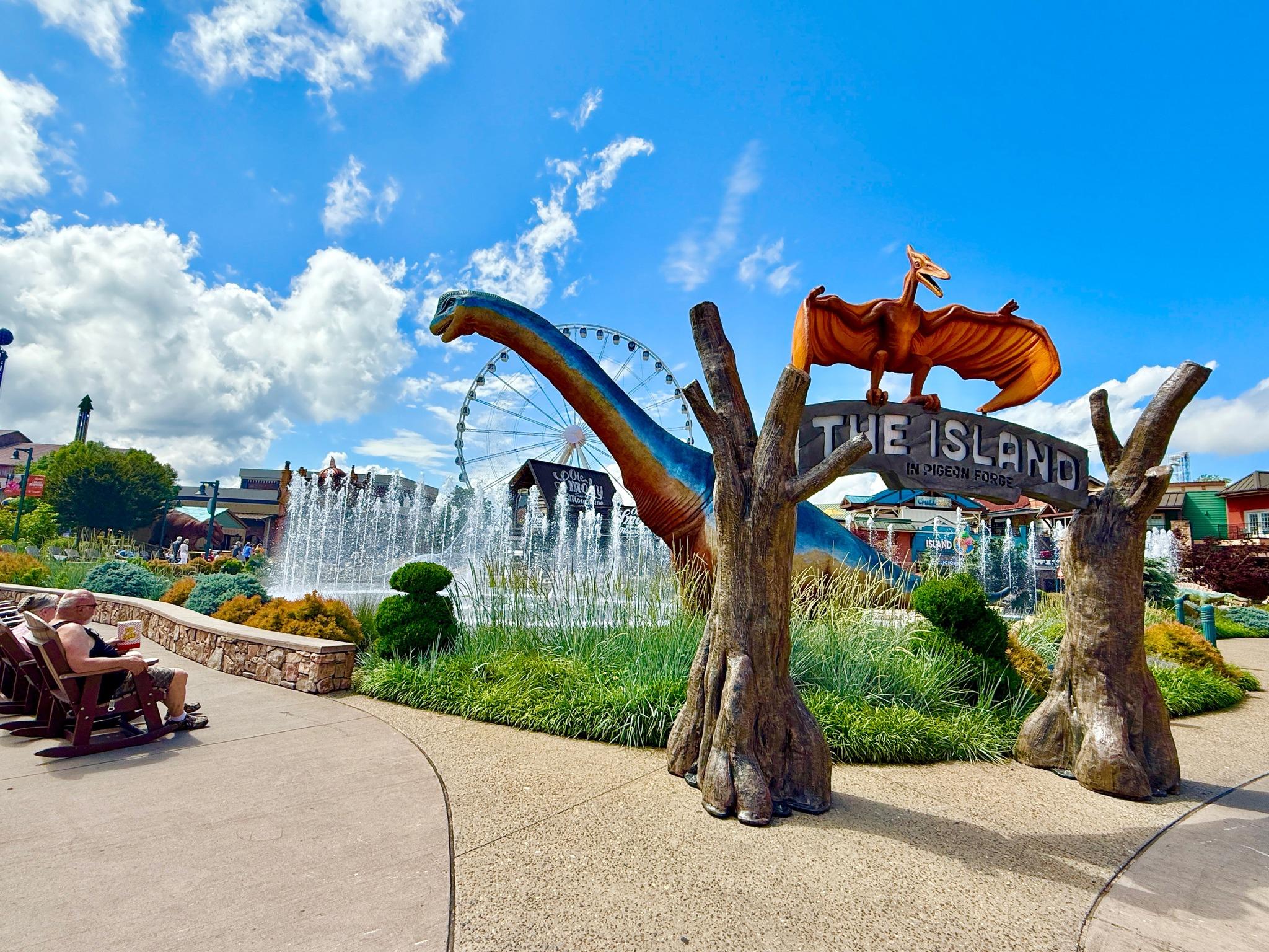 Pet Friendly Jurassic Adventure at The Island in Pigeon Forge