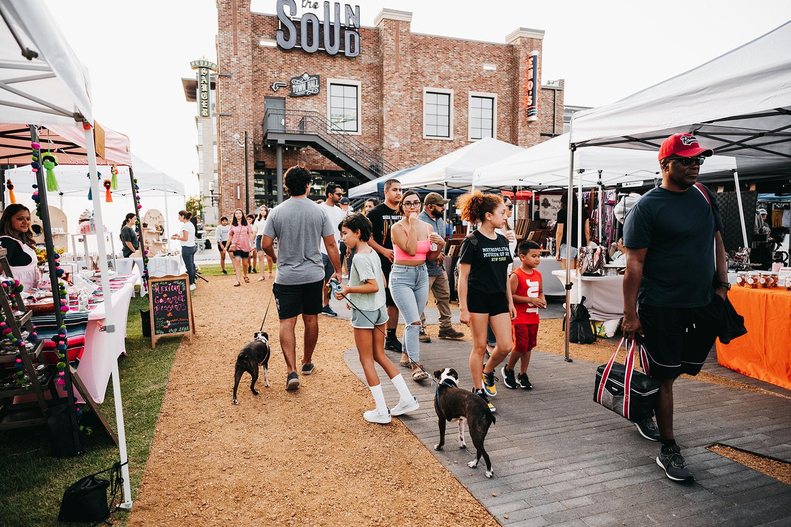 Pet Friendly The Boho Market at The Sound at Cypress Waters
