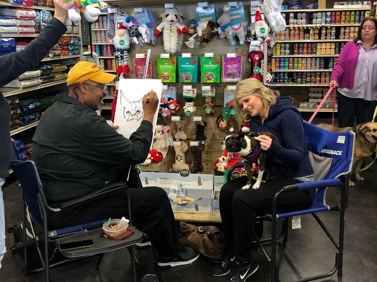 Pawliday Pet Caricatures at Pet Pros Mill Creek