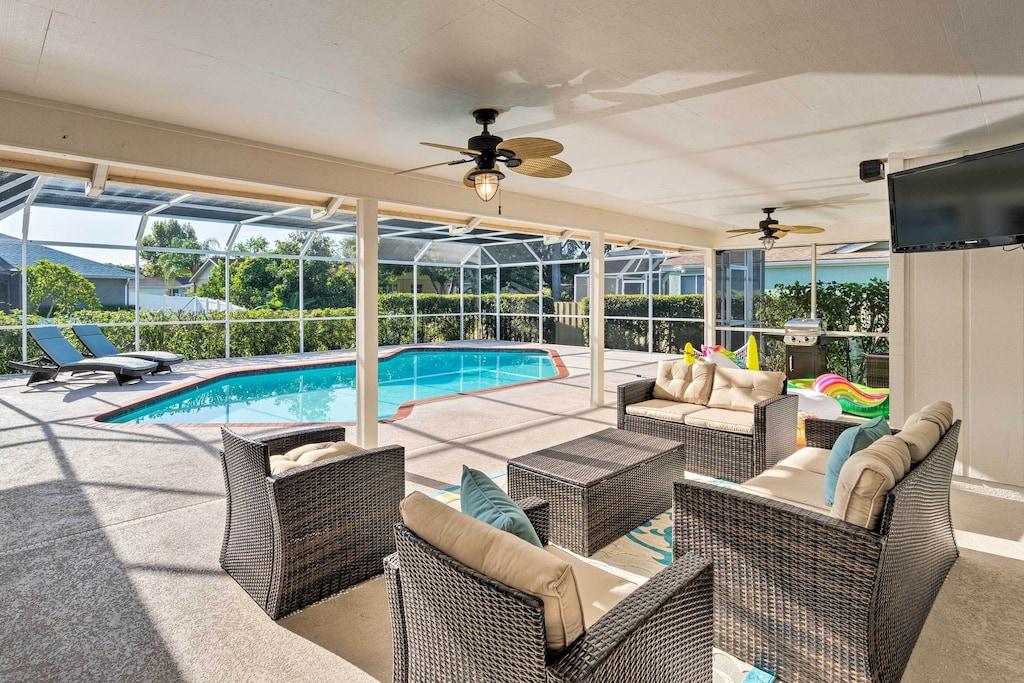 Bradenton Home with Pool Pet Policy