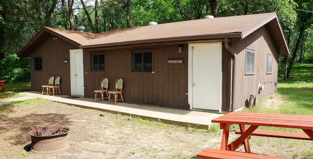 Pet Friendly Camper Cabin with Attached Bathroom