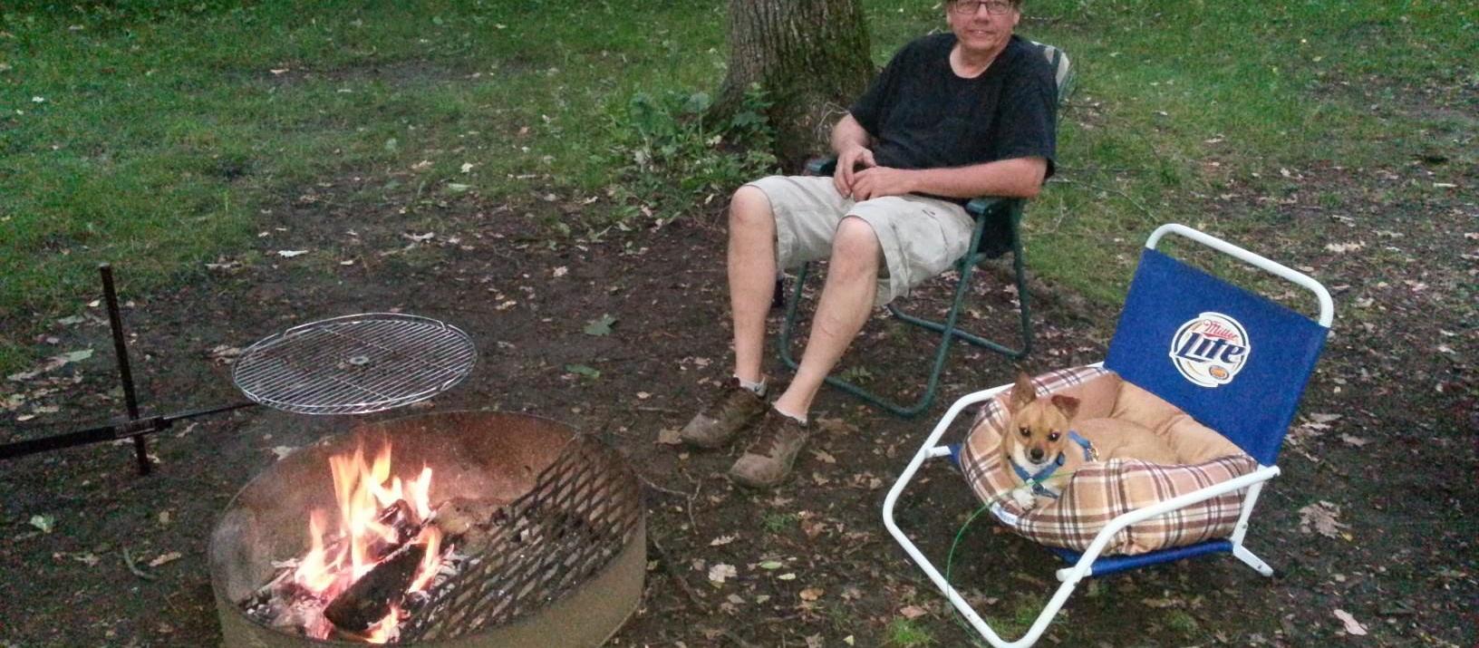 New Glarus Woods State Park Campground is dog friendly! New Glarus Woods State Park Campground is dog friendly!