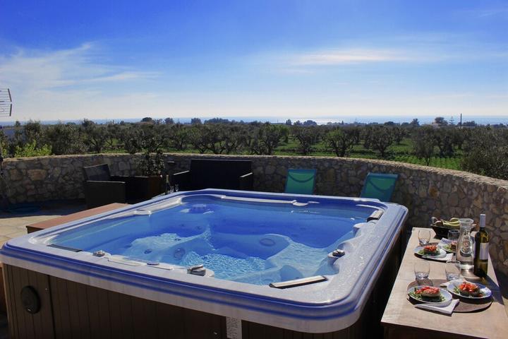 Pet Friendly Trullo with Pool Sea View
