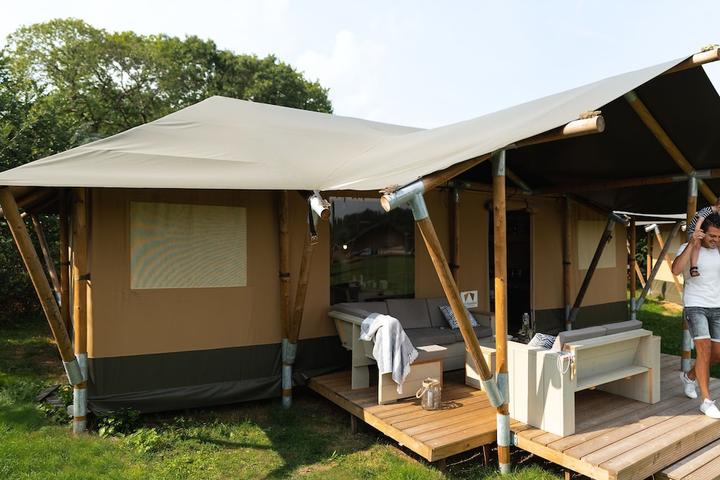 Pet Friendly Striking Tent Lodge With Porch Near Veluwe