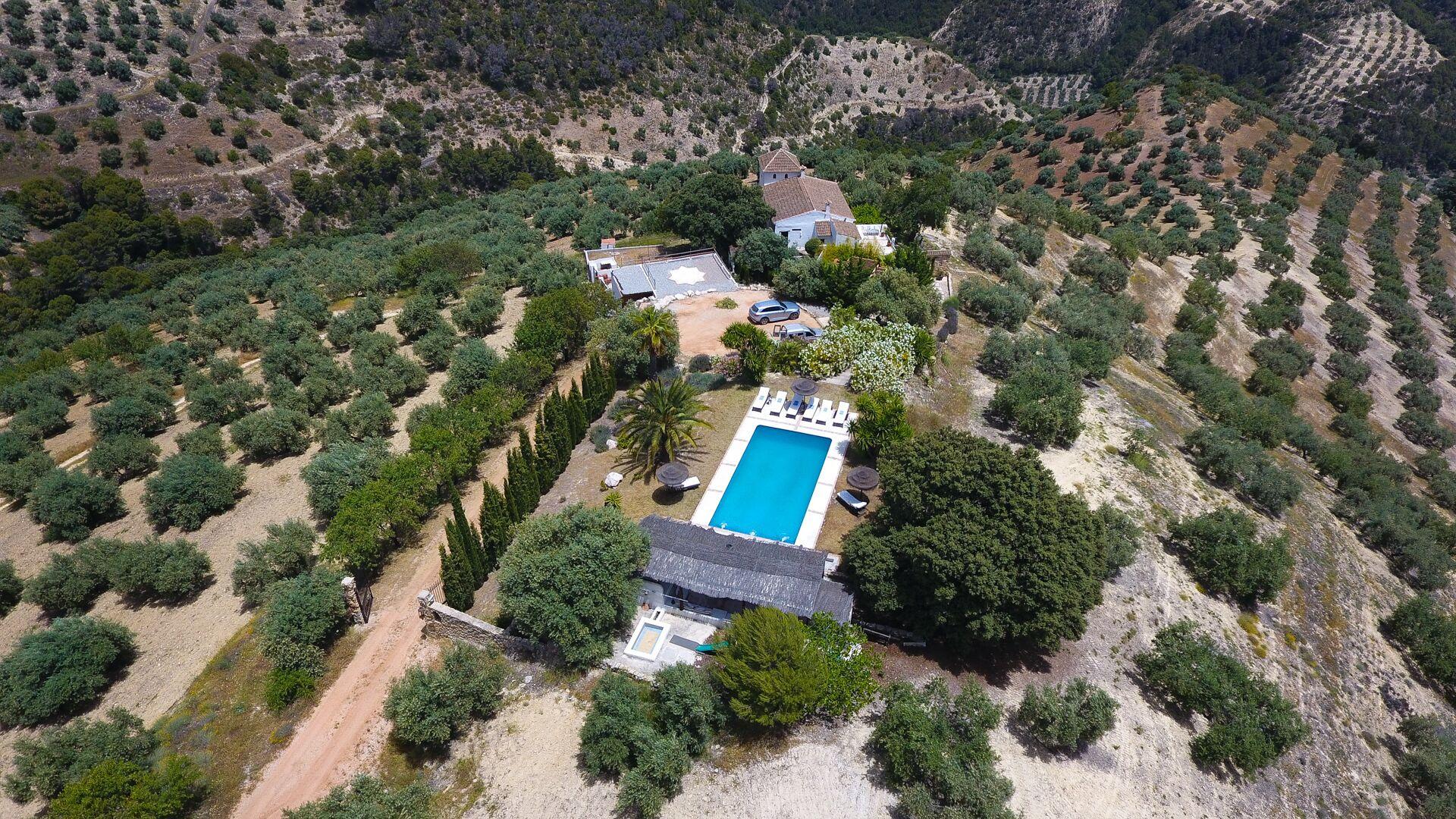 Pet Friendly Exclusive Cortijo with Private Pool & Gamers Den