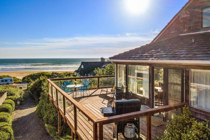 Pet Friendly 3-Story Beachfront Home with Wood Stove