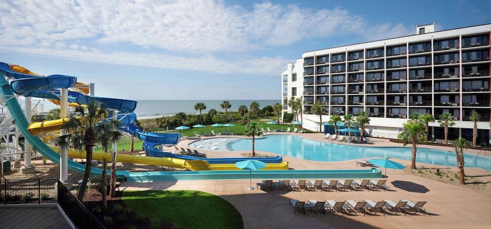 Pet Friendly The Ellie Beach Resort Myrtle Beach Tapestry by Hilton