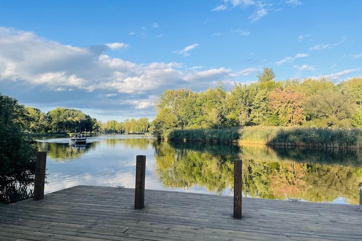 Pet Friendly Waterfront Home on Fish Creek with Private Dock
