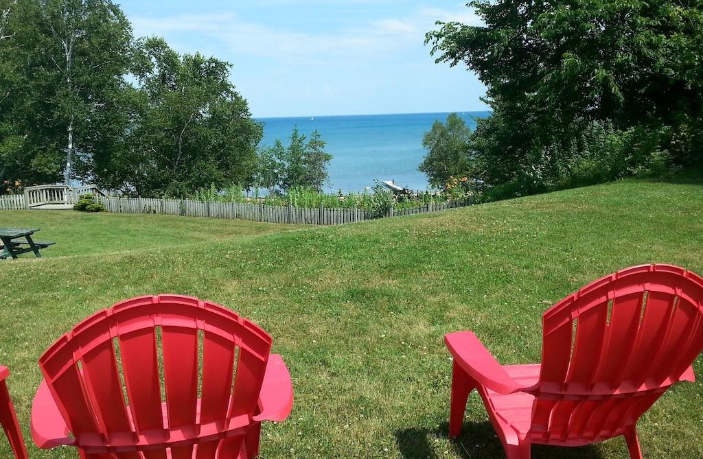 Lake Huron Home with Beach Pet Policy