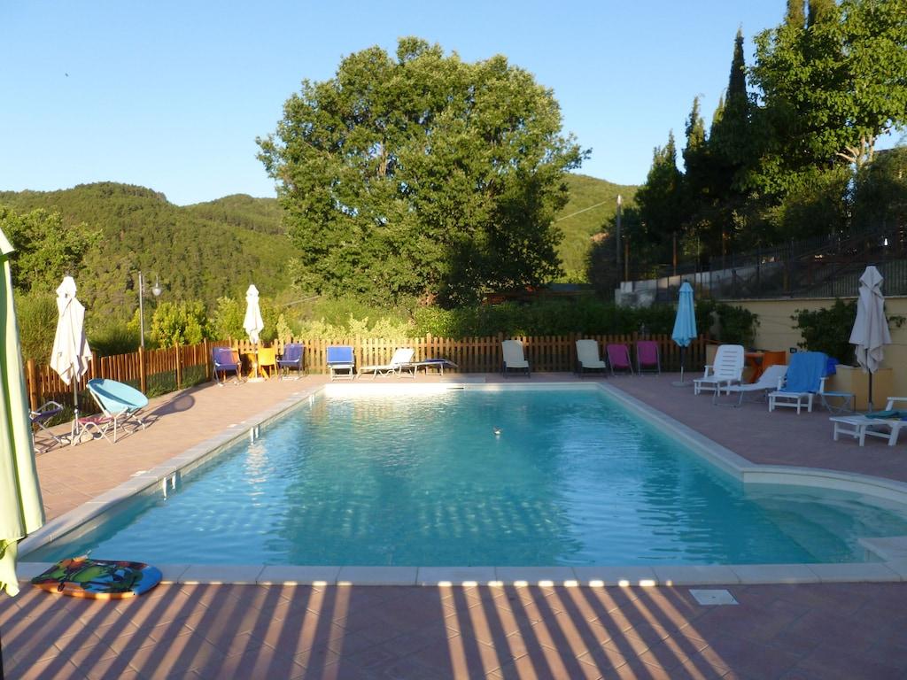 Pet Friendly House with Pool in Medieval Umbrian Village