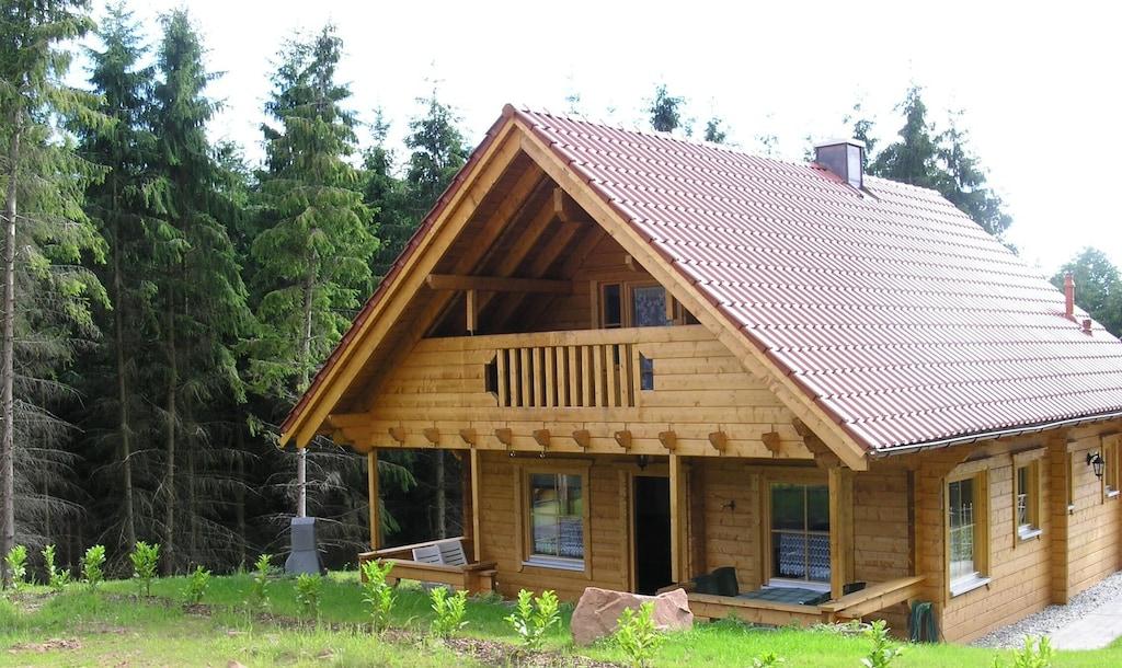 Pet Friendly Finnish Log Cabin (House 2) in the Nature Park