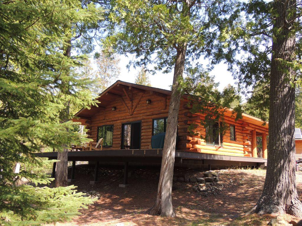 Boundary Waters Log Home On Mcfarland Lake With Pontoon Pet Policy