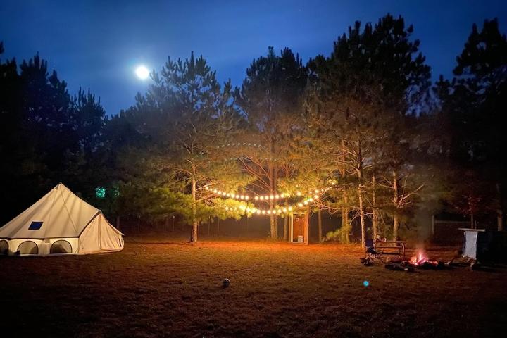 Pet Friendly Bell Tent Farm Stay for Animal Lovers