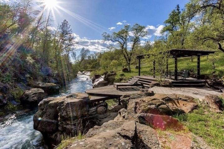 Pet Friendly Luxurious Mountain Home on Creek with Waterfall
