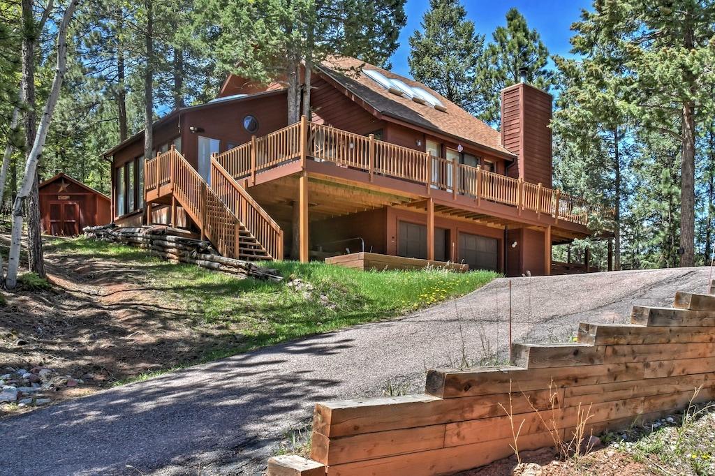 Pet Friendly Scenic Woodland Park Hideaway With Deck