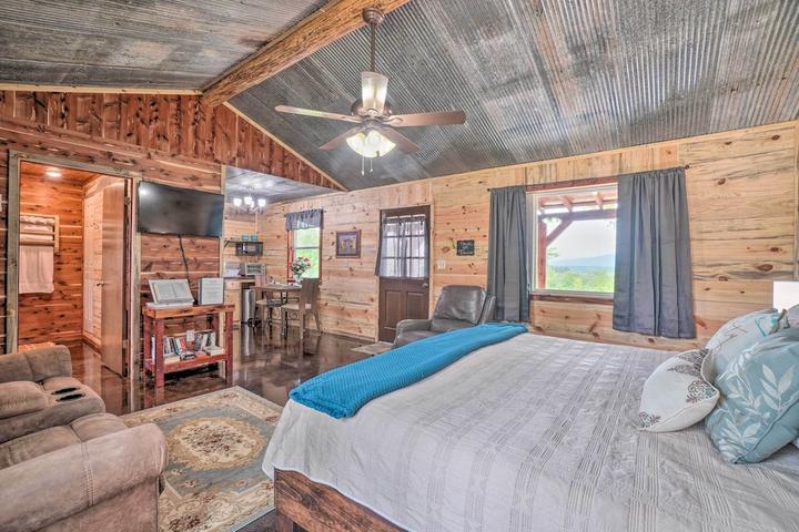 Pet Friendly Studio Cabin in Ozark with Mountain View