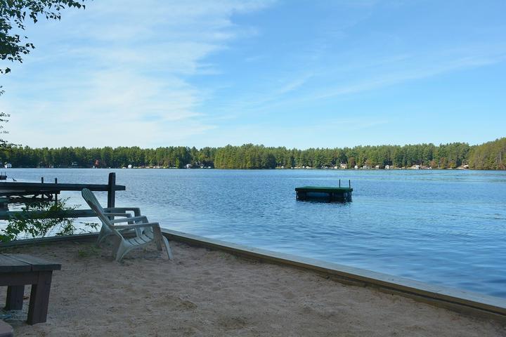 Pet Friendly Adirondack Lakefront 3/1 Rental with Great Beach