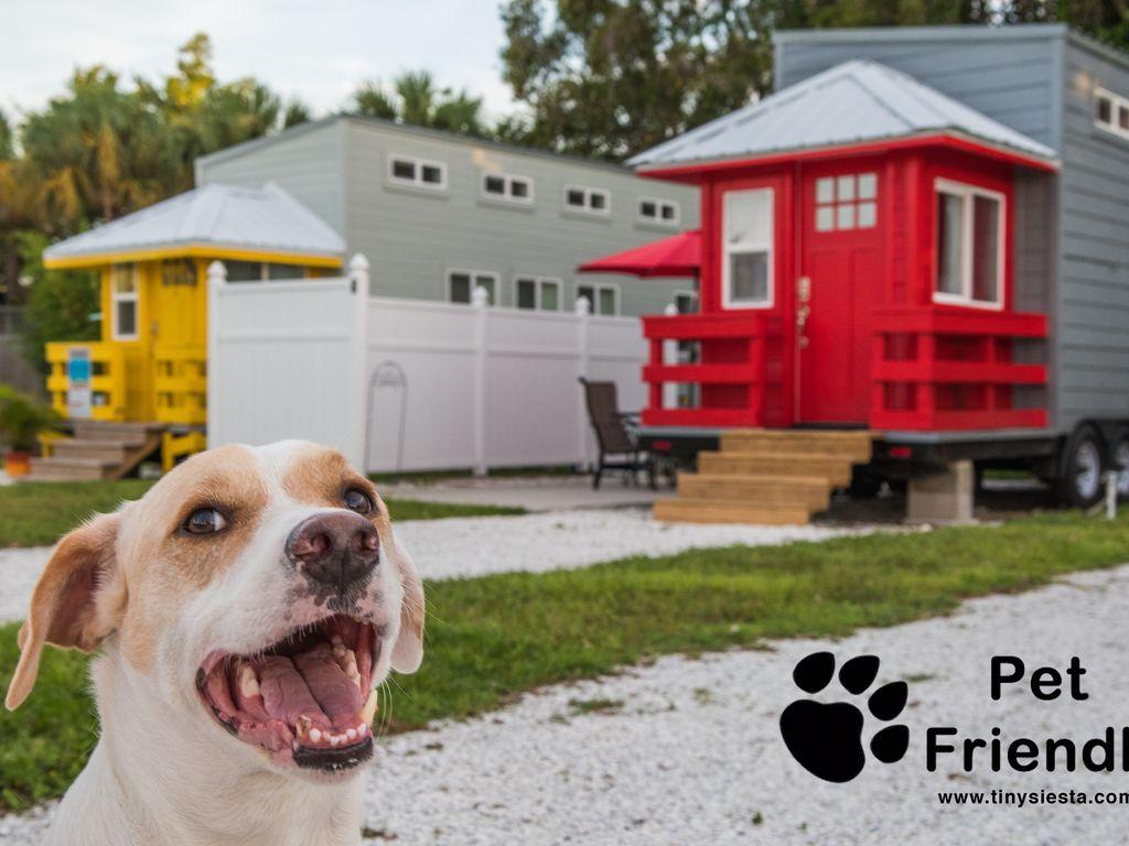 Pet Friendly Tiny House - Red Lifeguard Stand