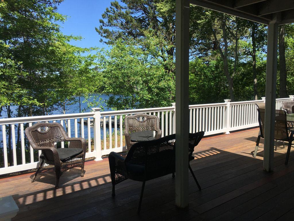 Pet Friendly Wequaquet Lake Dream with Private Dock