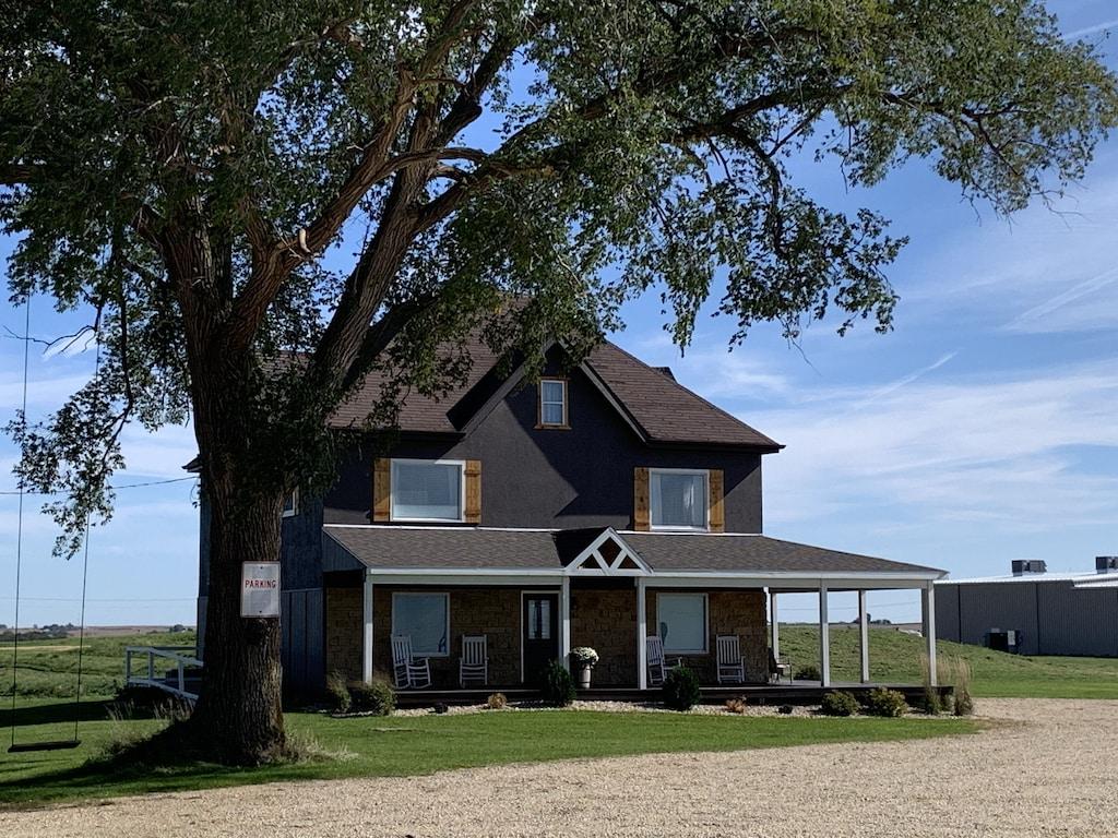 Pet Friendly Restored Farmhouse Atop 54 Acres with Views