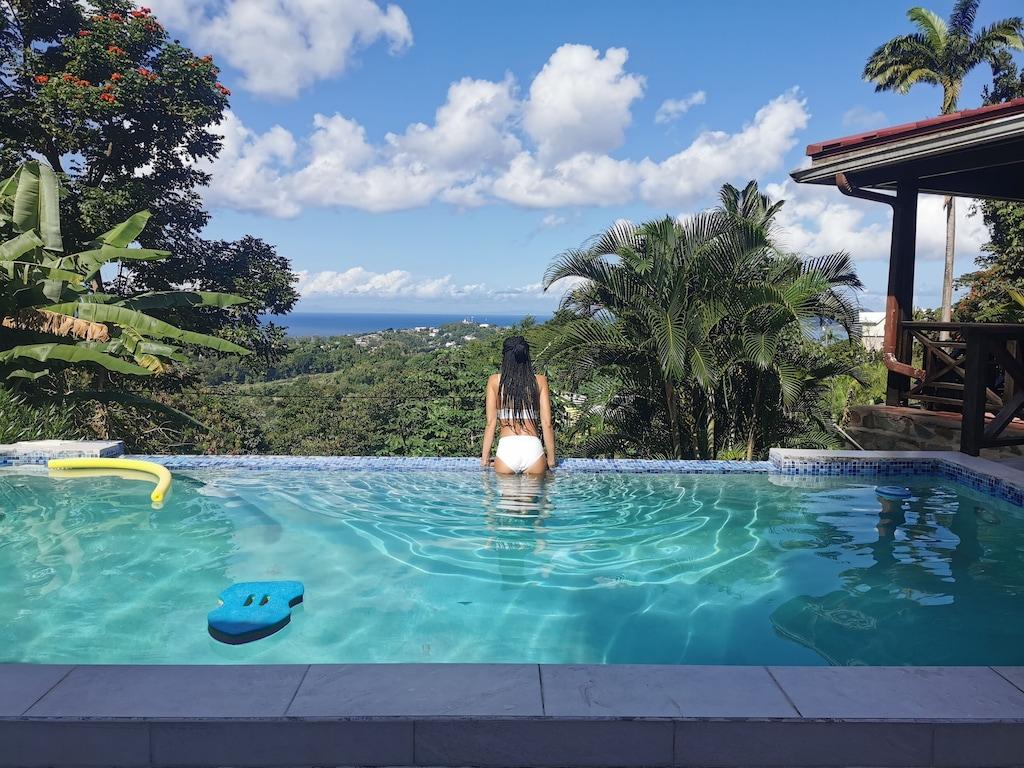 Pet Friendly Holiday Home in the Caribbean with Pool & Sea View