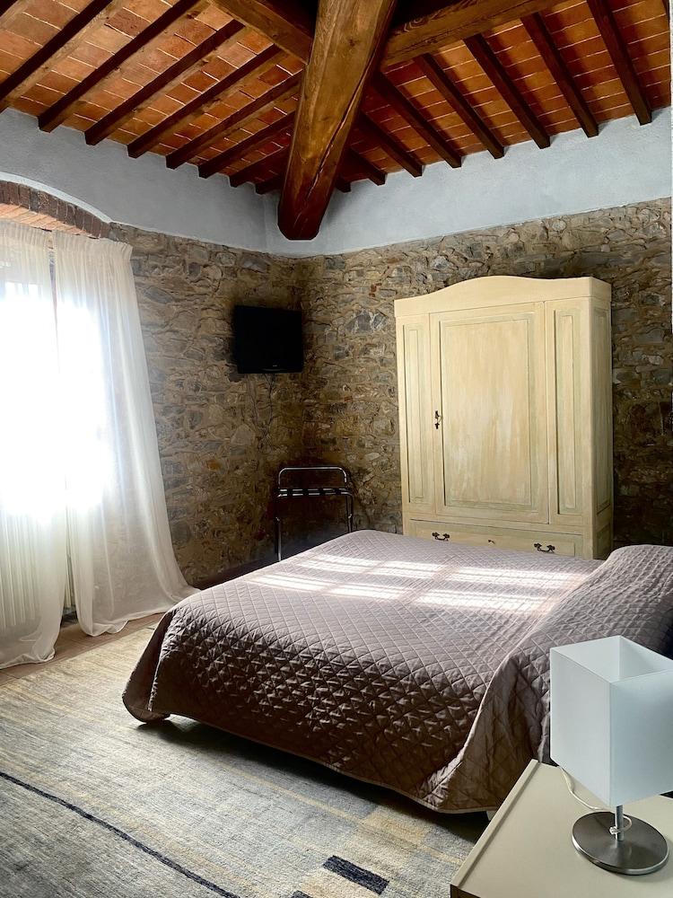 Pet Friendly Room in B&B - Alessio Room Overlooking the Vineyards of Tuscany