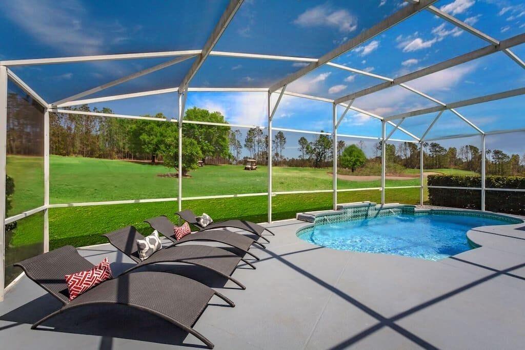 Pet Friendly 14 Rm Disney Estate Golf Resort Villa Pool Tennis