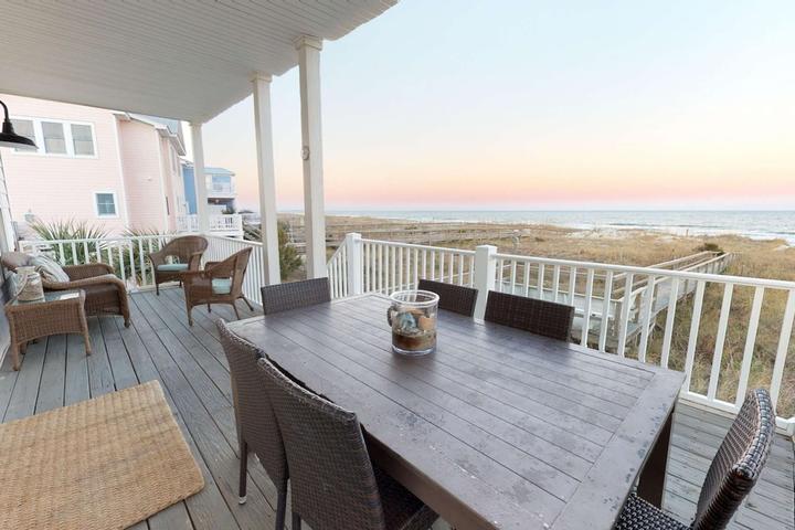 Pet Friendly Oceanfront House with Private Beach Access