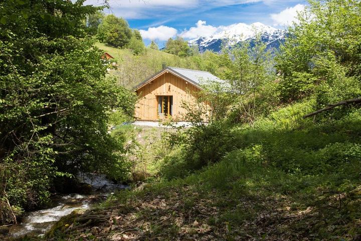 Pet Friendly Charming Chalet Next to a Trout Stream with Views