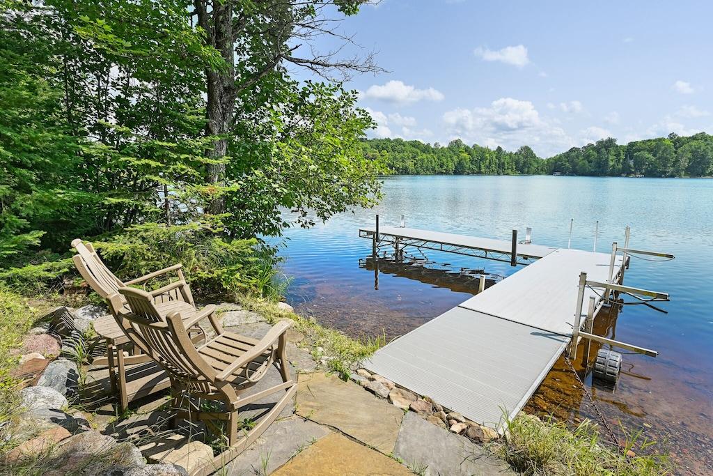Stunning Presque Isle Home with Deck & Boat Dock Pet Policy