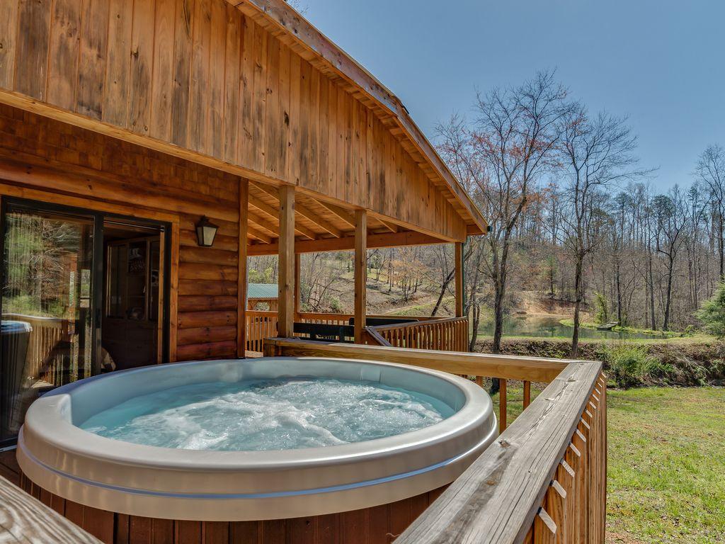 Piney Knob Cabin 15 Min to Lake Lure Pet Policy