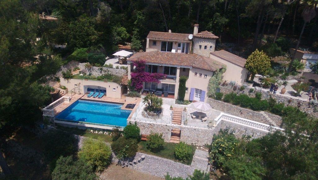 Pet Friendly Spectacular Hilltop Villa Near Cannes