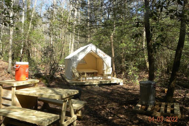 Pet Friendly Tentrr Signature Site - Mountain Holler Campsite