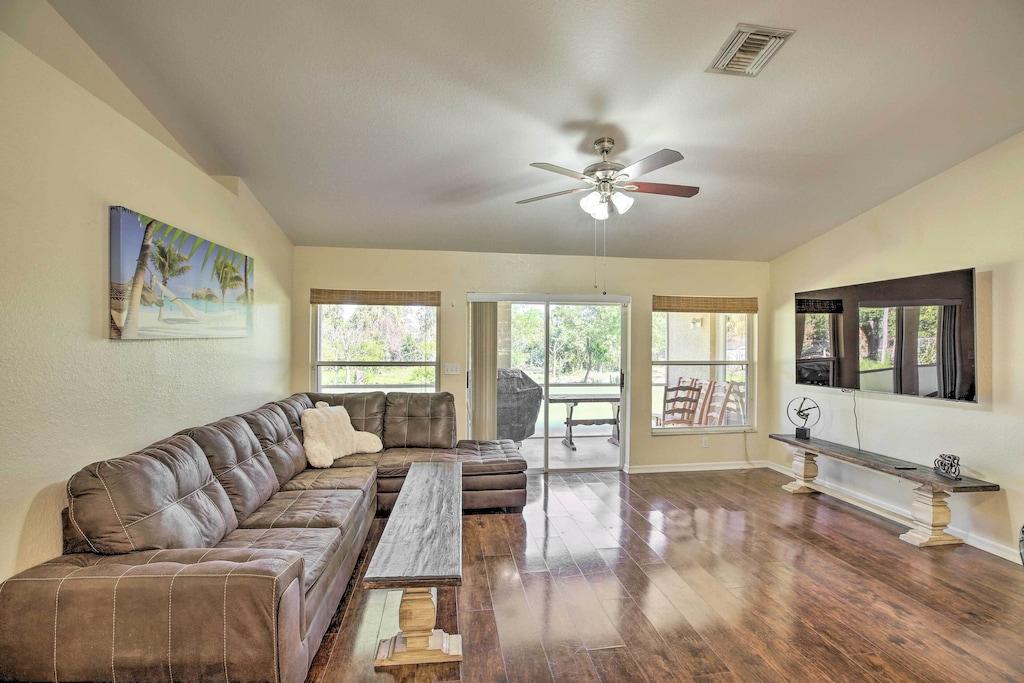 Peaceful Lehigh Acres Home with Grill & Lanai Pet Policy